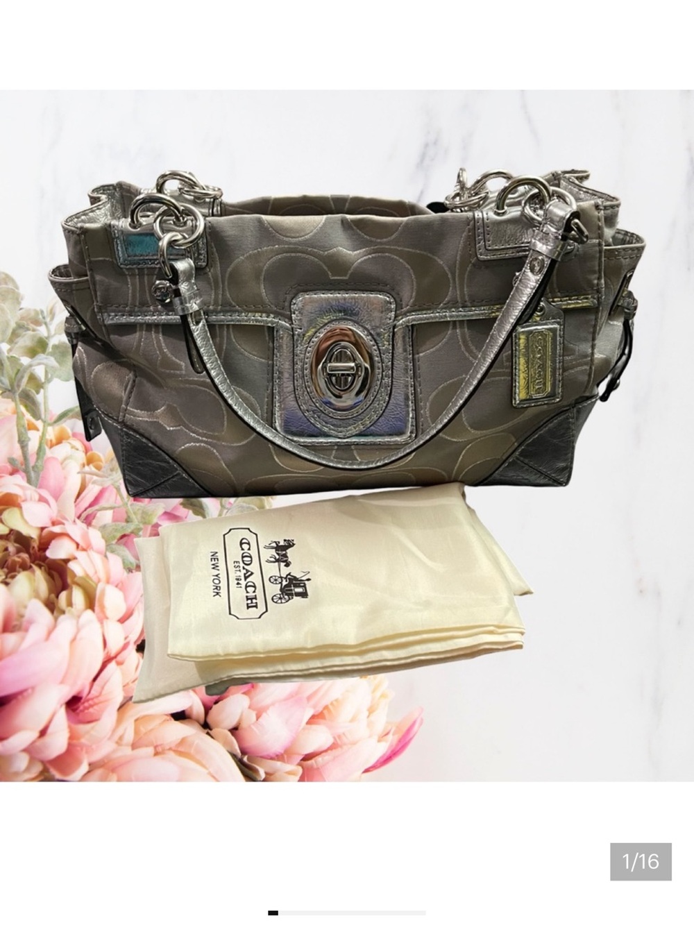 Coach Chelsea Peyton Monogram Bag EUC Rare